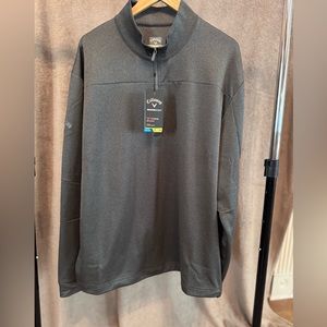 Callaway Gray Thermal Golf Pullover Weatherseries Men’s XXL